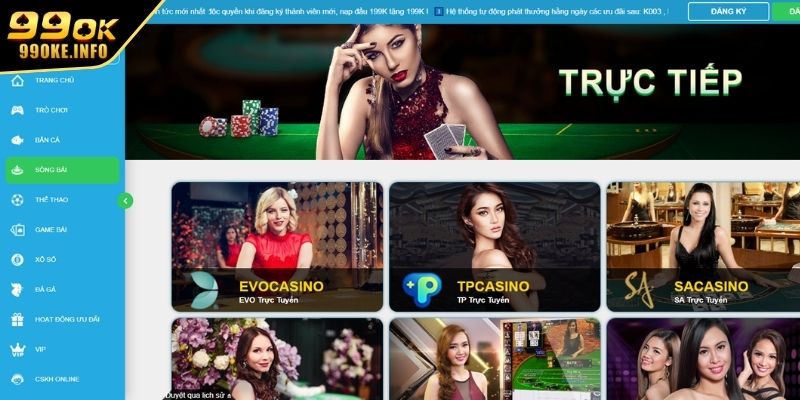 Tổng quát thông tin về sảnh chơi Live Casino